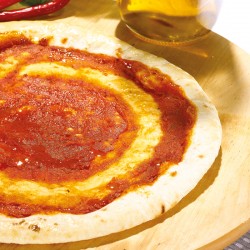 BASE DE PIZZA CON TOMATE